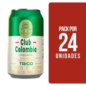 Cerveza Club Colombia Trigo Lata 330ml X 24 Unidades