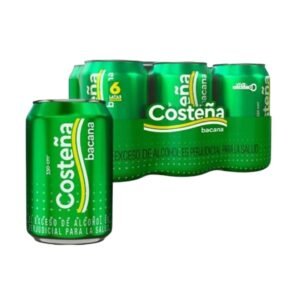 Cerveza Costeña Lata 330ml X 6 Unidades