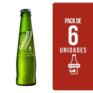 Cerveza Costeñita Botella 175ml X 6 Unidades