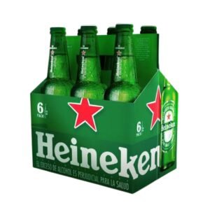 Cerveza Heineken Botella 250ml X 6 Unidades