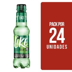 Cerveza Like Manzana Verde 300ml X 24 Unidades