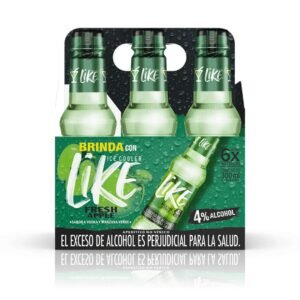 Cerveza Like Manzana Verde 300ml X 6 Unidades