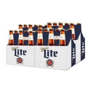 Cerveza Miller Lite Botella 300ml X 24 Unidades