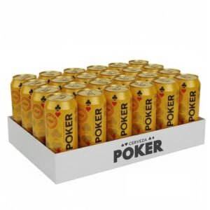 Cerveza Poker Tradicional Lata 355ml X 24 Unidades