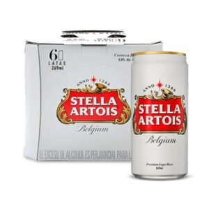 Cerveza Stella Artois 269ml Lata X 6 Unidades