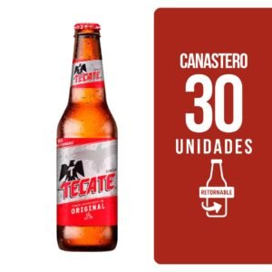 Cerveza Tecate Botella Retornable 330ml X 30 Unidades