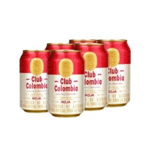 Cerveza Club Colombia Roja Lata 330ml X 6 Unidades