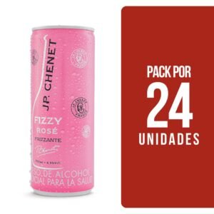 Jp Chenet Rosado Fizzy Lata 250ml X 24 Unidades